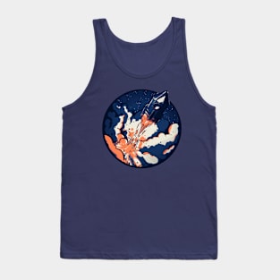 Pencil Rocket Launch Tank Top